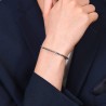 Bracciale Uomo Luca Barra BA1818 In Acciaio A Maglia Rotonda