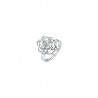 Anello Donna Luca Barra ANK546 In Acciaio Con Rosa Girevole