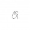 Anello Donna Luca Barra ANK538 In Acciaio Con Corno E Zircone
