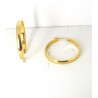 Orecchini Donna Liu-Jo Essential LJ2379 A Cerchio In Acciaio Dorato Diametro 33 mm