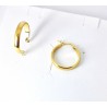 Orecchini Donna Liu-Jo Essential LJ2378 A Cerchio In Acciaio Dorato Diametro 22 mm