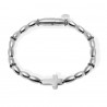 Bracciale Uomo Liu-Jo MLJ543 In Acciaio Con Croce
