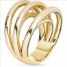 Anello Donna Liu-Jo Essential LJ2727M16 A Fascia In Acciaio Dorato Misura 16