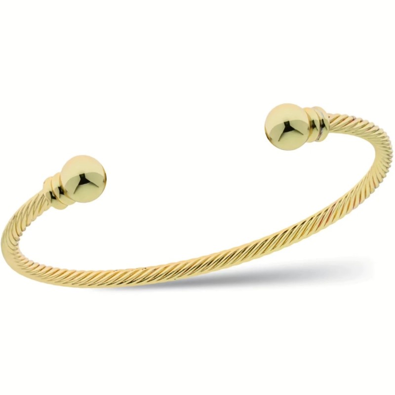 Bracciale Donna Liu-Jo Essential LJ2686 Rigido In Acciaio Dorato Tipo Corda