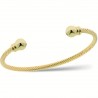 Bracciale Donna Liu-Jo Essential LJ2686 Rigido In Acciaio Dorato Tipo Corda