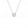 Collana Donna Liu-Jo Essential LJ2504 Tipo Punto Luce In Acciaio Con Zircone