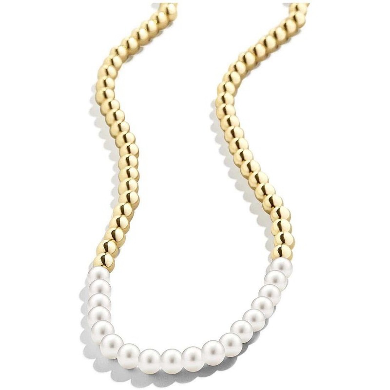 Collana Donna Liu-Jo Essential LJ2697 In Acciaio Dorato Con Perle Bianche