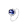 Anello Donna Lotus Silver LP3459-3/114 In Argento Con Cristallo Blu E Zirconi