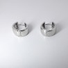 Orecchini Unisex Lotus Silver LP3774-4/1 A Cerchio A Fascia Larga In Argento