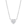 Collana Donna Lotus Silver LP3849-1/1 In Argento Con Cuore E Zircone