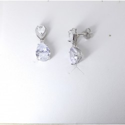 Orecchini Pendenti Donna Lotus Silver LP3788-4/1 In Argento Con Cristalli A Goccia