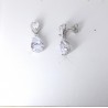 Orecchini Pendenti Donna Lotus Silver LP3788-4/1 In Argento Con Cristalli A Goccia