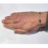 Bracciale Uomo Ananda 925 A-BR275B In Argento Con Ferro Di Cavallo E Onice