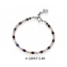 Bracciale Uomo Ananda 925 A-QBR513.BR In Argento Con Pietre Lapis