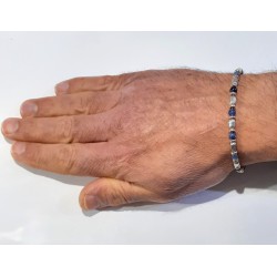 Bracciale Uomo Ananda 925 A-QBR513.BR In Argento Con Pietre Lapis