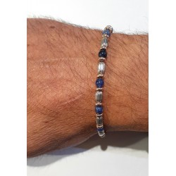 Bracciale Uomo Ananda 925 A-QBR513.BR In Argento Con Pietre Lapis