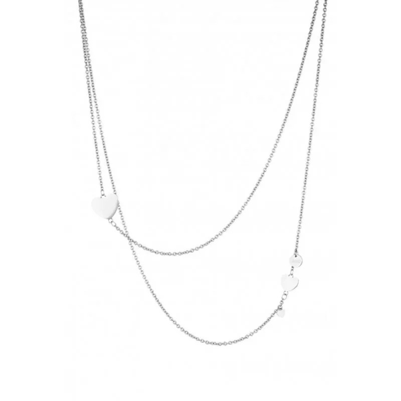 Collana Donna Liu-Jo LJ1082 Doppio Filo Con Cuori