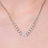 Collana Donna Luca Barra CK2070 In Acciaio Con Stella E Perline Bianche