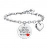 Bracciale Donna Luca Barra BK2716 "Sorella Sei Una Parte Speciale Della Mia Vita"