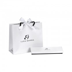 Bracciale Donna Luca Barra BK2745 In Acciaio Con Cuore E Perline Bianche