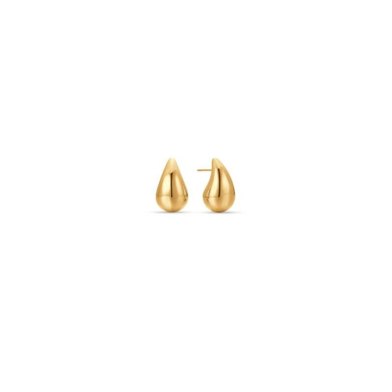 Orecchini Donna Luca Barra OK1370 A Goccia In Acciaio Dorato