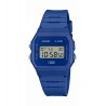 Orologio Uomo Casio Vintage F-91WB-2A1EF Digitale Con Cassa E Cinturino Blu