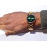 Orologio Uomo Casio MTP-1302PGC-3AVEF Con Cassa E Cinturino Dorati E Quadrante Verde