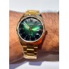 Orologio Uomo Casio MTP-1302PGC-3AVEF Con Cassa E Cinturino Dorati E Quadrante Verde
