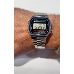 Orologio Uomo Casio Vintage A168WA-1YES Digitale Con Cinturino Acciaio
