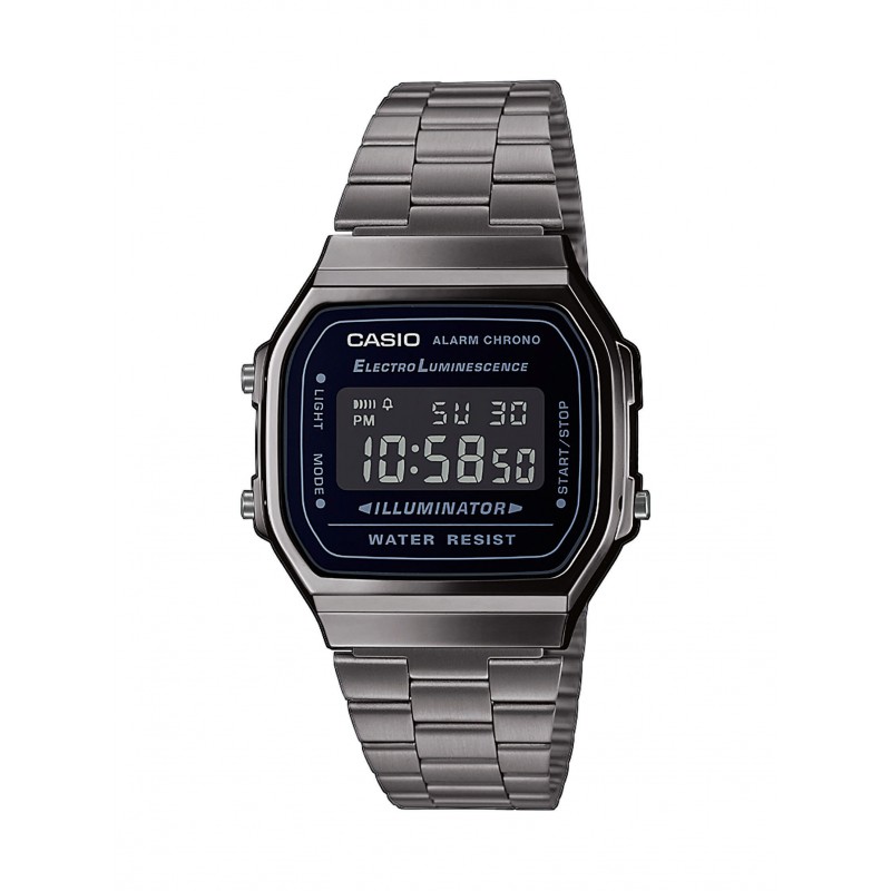 Orologio Uomo Casio Vintage A168WEGG-1BEF Digitale Con Cassa E Cinturino Grigio Antracite