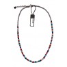 Collana Uomo Liu-Jo MLJ571 In Acciaio Con Pietre Multicolore