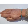 Bracciale Uomo Liu-Jo MLJ575 In Acciaio Dorato Con Pietre Turchesi