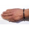Bracciale Uomo Liu-Jo MLJ532 In Acciaio Con Croce E Sfere Nere