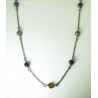 Collana Donna Liu-Jo LJ2863 In Acciaio Con Pietre Multicolore