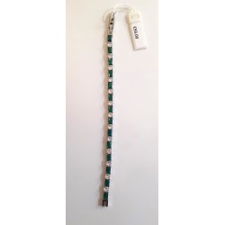 Bracciale Donna Liu-Jo LJ2689 Tipo Tennis In Acciaio Con Pietre Verdi E Trasparenti