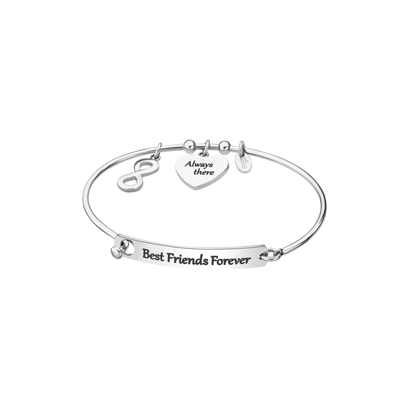 Bracciale Donna Rigido Lotus Style LS2017/2/5 Con Cuore E Scritta "Always There"