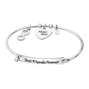 Bracciale Donna Rigido Lotus Style LS2017/2/5 Con Cuore E Scritta "Always There"
