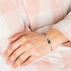 Bracciale Donna Rigido Lotus Style LS2017/2/5 Con Cuore E Scritta "Always There"