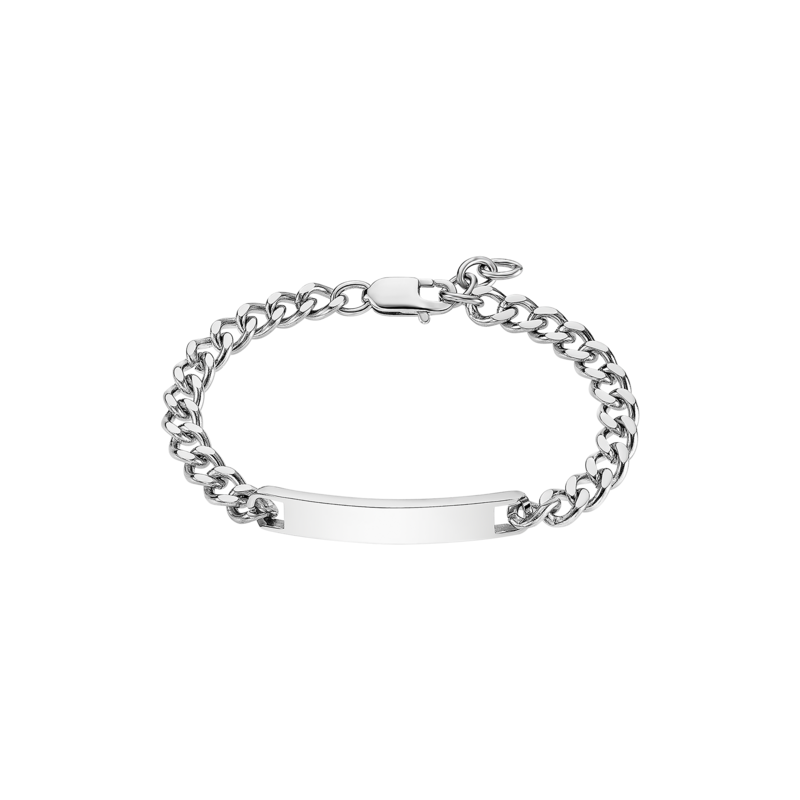 Bracciale Uomo Lotus Style LS2364/2/1 In Acciaio A Catena Con Piastra Centrale