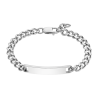 Bracciale Uomo Lotus Style LS2364/2/1 In Acciaio A Catena Con Piastra Centrale