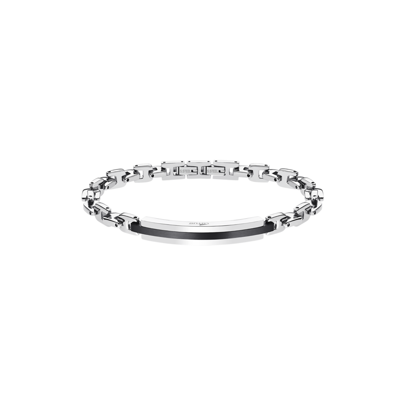Bracciale Uomo Lotus Style LS1966/2/2 In Acciaio Con Piastra Centrale Bicolore