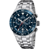 Orologio Uomo Jaguar J1022/2 Cronografo Con Quadrante Blu E Cinturino Acciaio