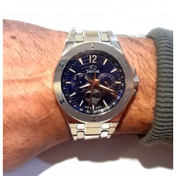 Orologio Uomo Jaguar J1039/2 Multifunzione Con Quadrante Blu E Cinturino Acciaio