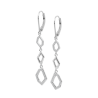 Orecchini Lunghi Donna Lotus Silver LP3727-4/1 In Argento Con Zirconi