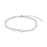 Bracciale Donna Lotus Silver LP3585-2/1 In Argento Con Infinito E Zirconi