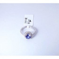 Anello Donna Lotus Silver LP3790-3/116 In Argento Con Cristallo Fucsia E Zirconi