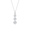 Collana Donna Lotus Silver LP3785-1/1 In Argento Con Pendente Tipo Trilogy Con Zirconi