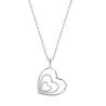 Collana Donna Lotus Silver LP3848-1/1 In Argento Con Cuore Con Zirconi