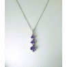 Collana Donna Lotus Silver LP3785-1/2 In Argento Con Tipo Trilogy Cristalli Viola