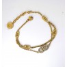 Bracciale Donna Liu-Jo LJ2908 In Acciaio Dorato Doppio Filo Con Strass